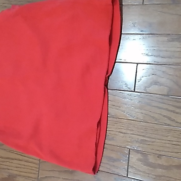 Essential Elements Women's Medium Cotton Button Front Wool Vest Red - Picture 7 of 11